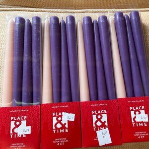 Holiday Taper Candles 4 Boxes, 4 Candles per Box (New) (holx)